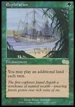Exploration (Urza's Saga) Light Play
