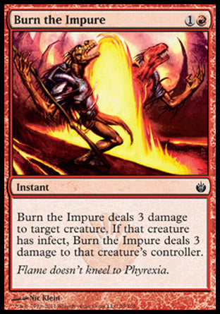 Burn the Impure (Mirrodin Besieged) Near Mint