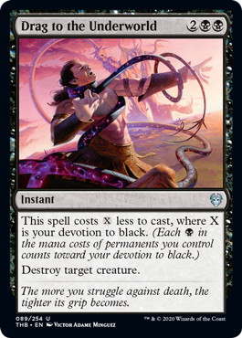 Drag to the Underworld (Theros Beyond Death) Near Mint Foil