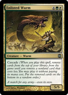 Enlisted Wurm (Alara Reborn) Near Mint Foil
