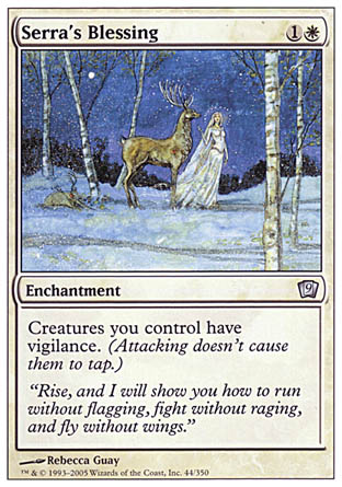 Serra's Blessing (9th Edition) Near Mint Foil