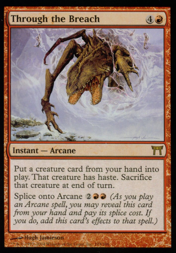 Through the Breach (Champions of Kamigawa) Near Mint Foil