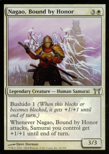 Nagao, Bound by Honor (Champions of Kamigawa) Near Mint Foil