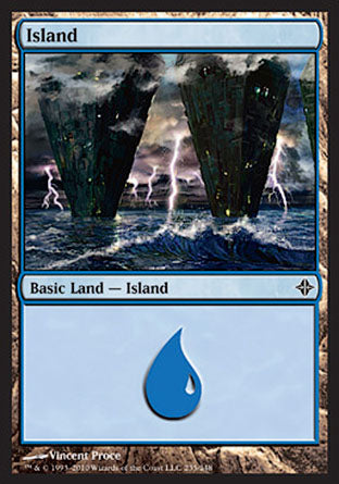 Island (235) (Rise of the Eldrazi) Near Mint
