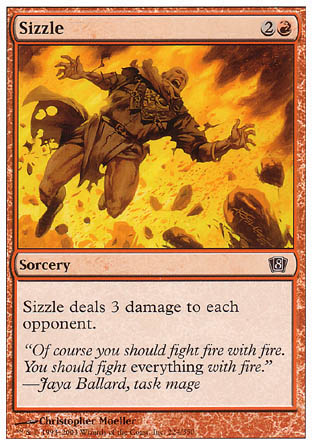 Sizzle (8th Edition) Near Mint Foil