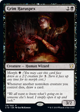 Grim Haruspex (Commander 2019) Near Mint