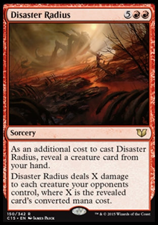 Disaster Radius (Commander 2015) Near Mint
