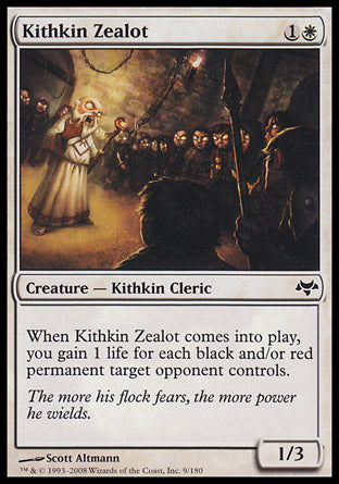 Kithkin Zealot (Eventide) Near Mint Foil