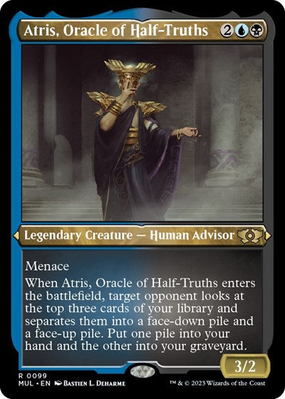 Atris, Oracle of Half-Truths (Foil Etched) (March of the Machine: Multiverse Legends) Near Mint