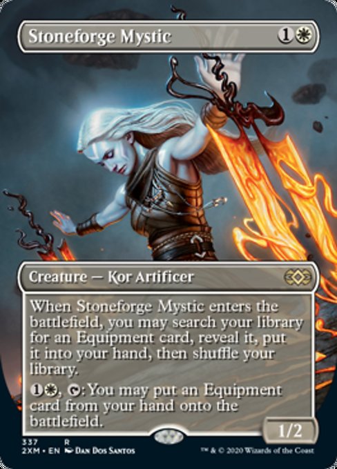 Stoneforge Mystic (Borderless) (Double Masters) Near Mint
