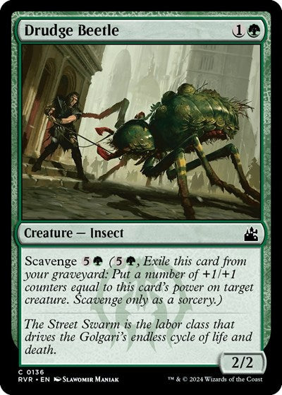 Drudge Beetle (Ravnica Remastered) Near Mint