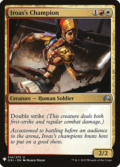 Iroas's Champion (Mystery Booster) Near Mint