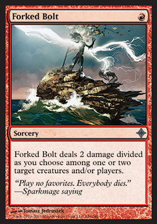 Forked Bolt (Rise of the Eldrazi) Light Play Foil