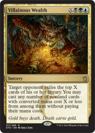 Villainous Wealth (Khans of Tarkir) Near Mint Foil