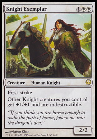 Knight Exemplar (Duel Decks: Knights vs Dragons) Near Mint