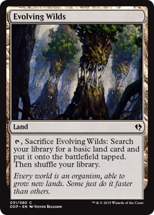 Evolving Wilds (Duel Decks: Zendikar vs Eldrazi) Near Mint