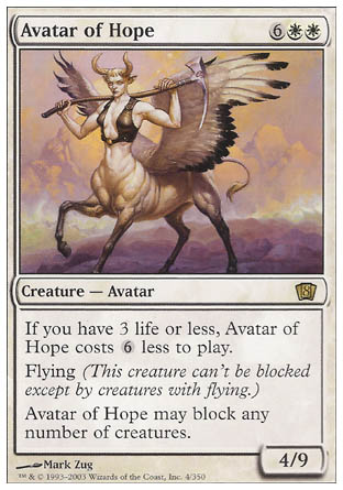 Avatar of Hope (8th Edition) Near Mint Foil