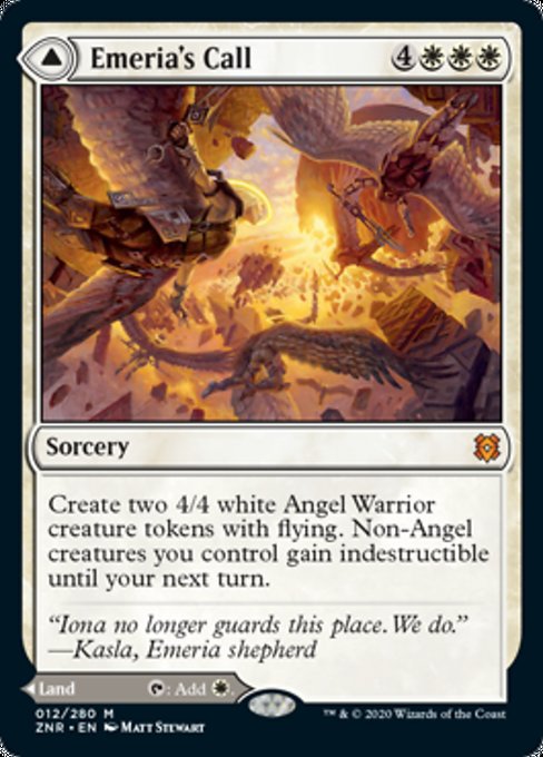 Emeria's Call / Emeria Shattered Skyclave (Zendikar Rising) Near Mint