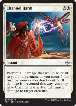 Channel Harm (Fate Reforged) Near Mint Foil