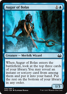 Augur of Bolas (Modern Masters 2017) Near Mint Foil
