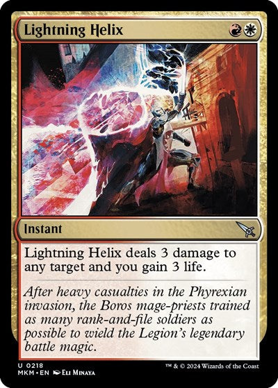 Lightning Helix (Murders at Karlov Manor) Near Mint Foil