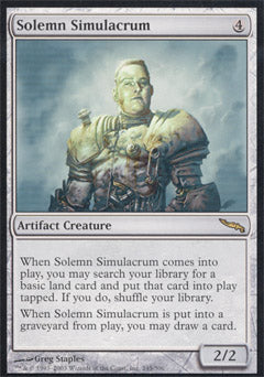 Solemn Simulacrum (Mirrodin) Light Play
