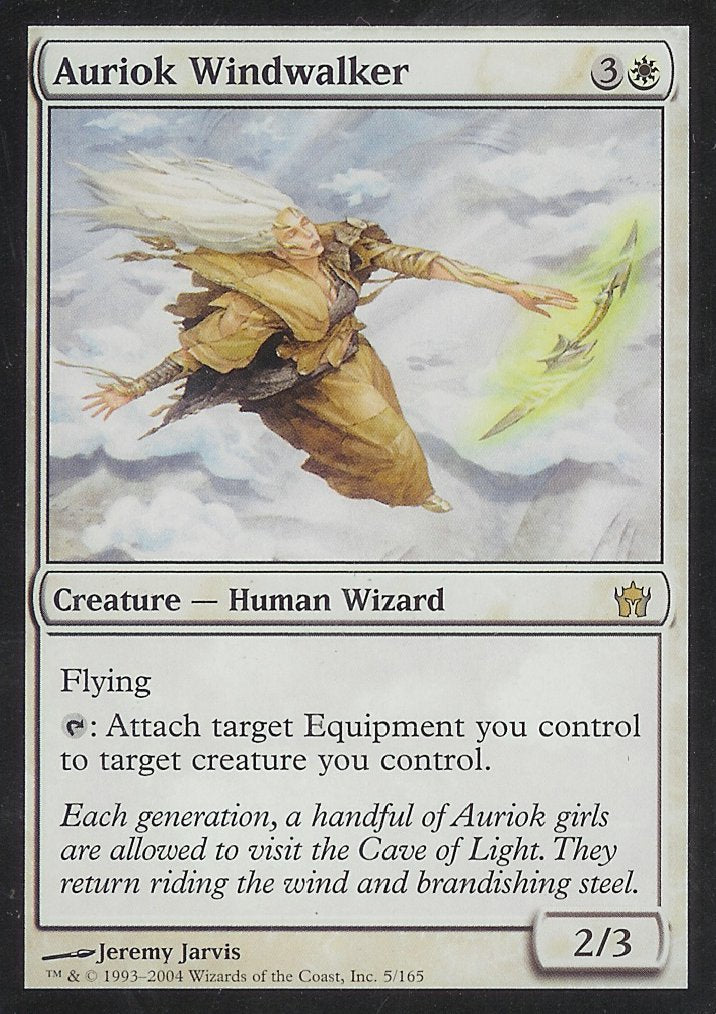 Auriok Windwalker (Fifth Dawn) Light Play Foil
