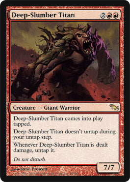 Deep-Slumber Titan (Shadowmoor) Near Mint Foil