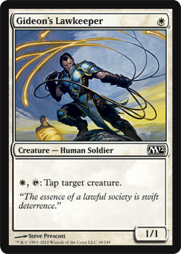 Gideon's Lawkeeper (Magic 2012 Core Set) Near Mint