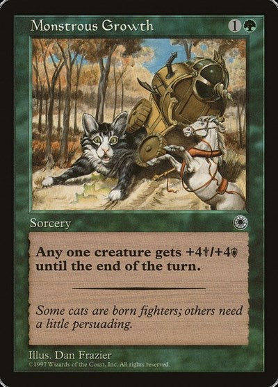 Monstrous Growth (2) (Portal) Near Mint