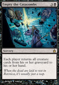 Empty the Catacombs (Ravnica) Near Mint Foil