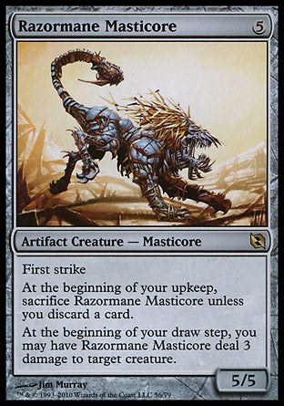 Razormane Masticore (Duel Decks: Elspeth vs Tezzeret) Near Mint