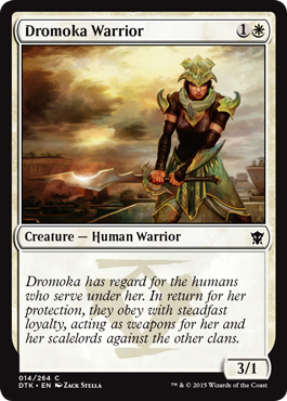 Dromoka Warrior (Dragons of Tarkir) Near Mint