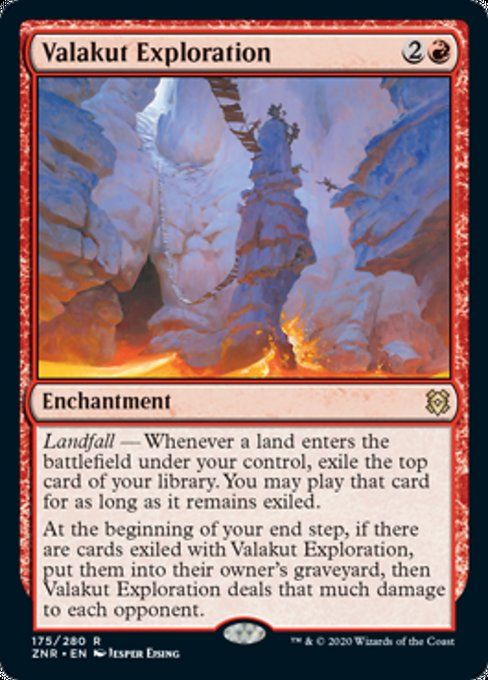 Valakut Exploration (Zendikar Rising) Near Mint Foil