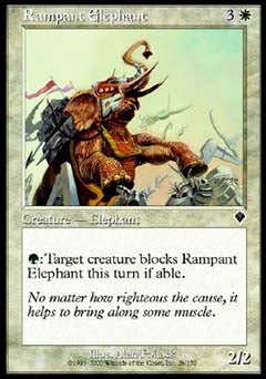 Rampant Elephant (Invasion) Near Mint