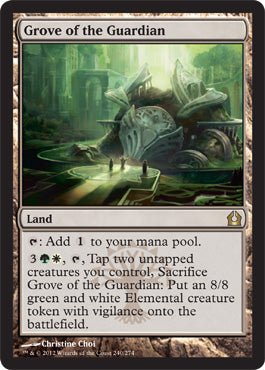 Grove of the Guardian (Return to Ravnica) Light Play Foil
