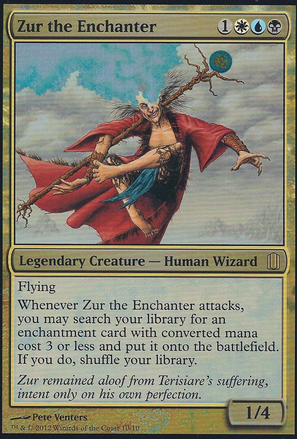 Zur the Enchanter (Oversized Foil Card) (Commander's Arsenal) Near Mint Foil