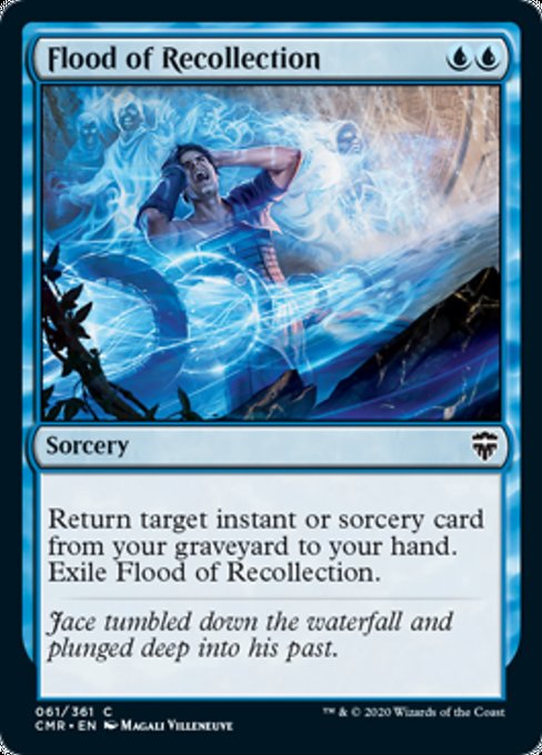 Flood of Recollection (Commander Legends) Near Mint Foil