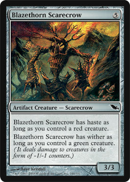 Blazethorn Scarecrow (Shadowmoor) Near Mint Foil