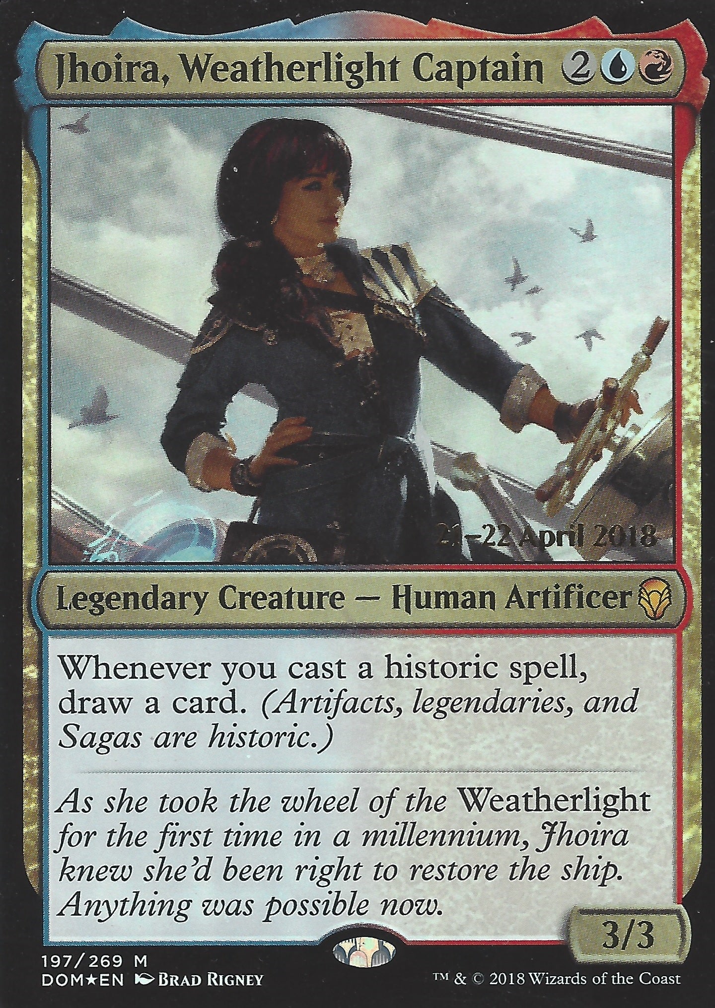 Jhoira Weatherlight Captain (Prerelease) (Promotional Cards) Near Mint Foil