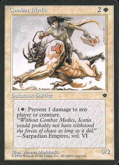 Combat Medic (3) (Fallen Empires) Light Play