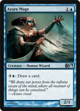 Azure Mage (Magic 2012 Core Set) Near Mint Foil