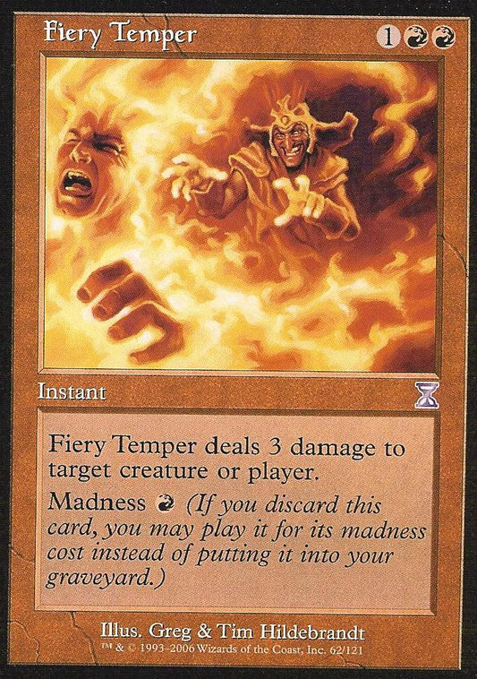 Fiery Temper (Time Spiral Time Shifted) Near Mint Japanese