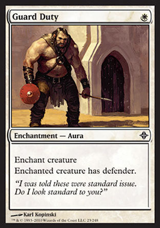 Guard Duty (Rise of the Eldrazi) Near Mint Foil
