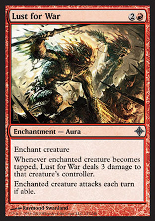 Lust for War (Rise of the Eldrazi) Near Mint Foil