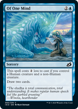 Of One Mind (Ikoria: Lair of Behemoths) Near Mint Foil