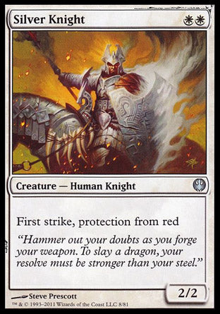 Silver Knight (Duel Decks: Knights vs Dragons) Near Mint
