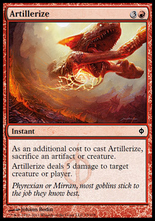 Artillerize (New Phyrexia) Near Mint Foil