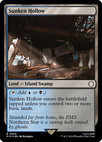 Sunken Hollow (Surge Foil) (Universes Beyond: Fallout) Near Mint