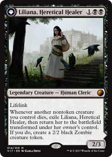 Liliana, Heretical Healer (From the Vault: Transform) Near Mint Foil